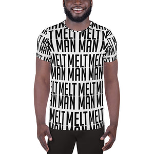 MELT MAN All-Over Print Men's Athletic T-shirt