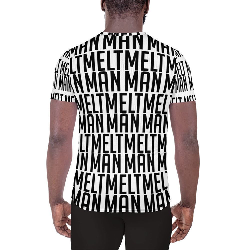 MELT MAN All-Over Print Men's Athletic T-shirt